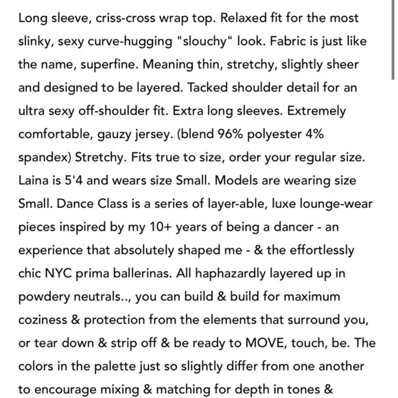 LAINA Rauma szM Superfine Jersey Wrap Top - Picture 8 of 9